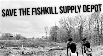 silent reflection at the Fishkill Supply Depot